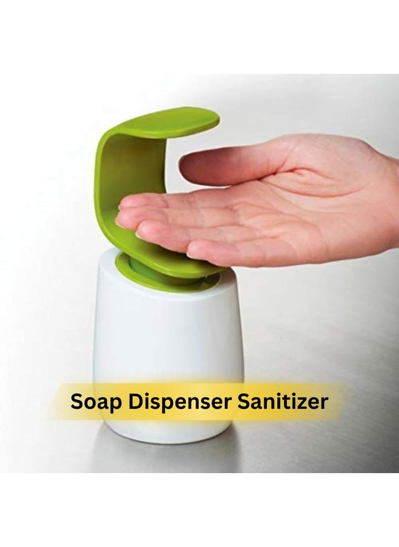 Drumstone - Drumstone 𝟏𝟓 𝐘𝐄𝐀𝐑𝐒 𝐖𝐀𝐑𝐑𝐀𝐍𝐓𝐘 C Shape Hand Press Soap Dispenser Sanitizer/Shampoo/Lotion/Hand Wash Dispenser Bottle,Self-Cleaning Bathroom Soap Dispenser, Automatic - Image 1