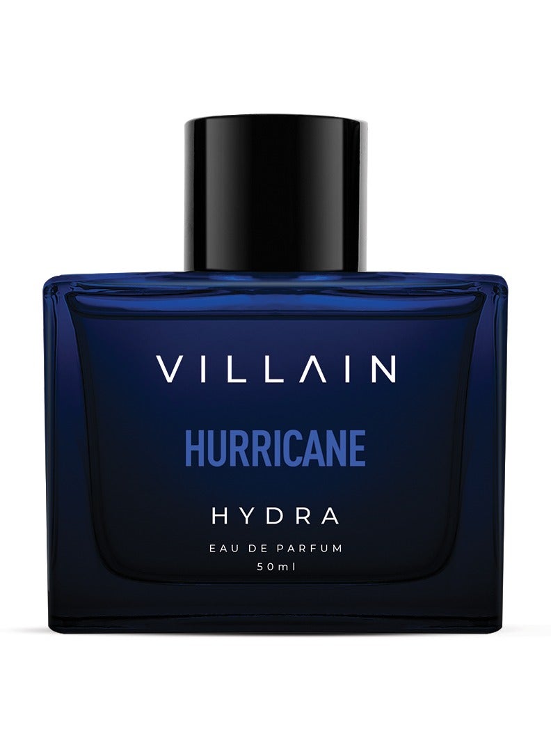 VILLAIN Hurricane Hydra Luxury Premium Long Lasting Fragrance I Eau De Parfum for Men, 50ml - Image 3