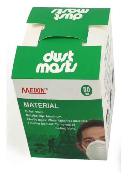 Dust Mask 50 pcs, 160g, PP