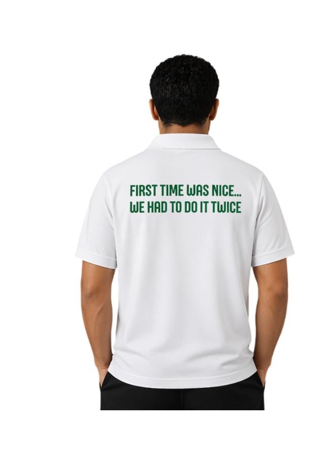 Al-Ahli Saudi FC Al Ahli 2 Stars Polo White - Image 2