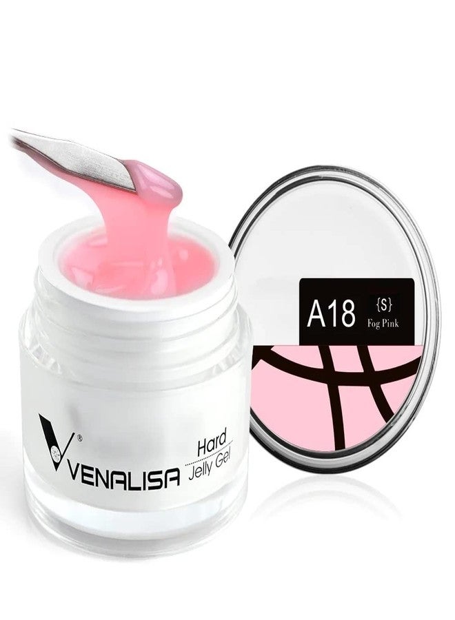 VENALISA Fog Pink Color Builder Gel for Nails Extension-15ml Hard Jelly Gel Strengthen Nail Extension French Nail DIY design (A18) - Image 1