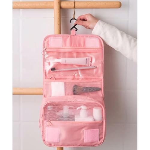 SPRQCART Travel Toiletry Pouch – Women’s Washbag for Skincare, Makeup -Pink - Image 5