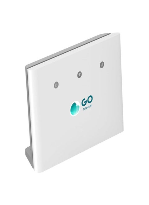 GO 4G MiFi Router with 3-Month Unlimited Internet Subscription | STC Network | No Fair Usage Limit | Up to 16 Devices | Portable WiFi Hotspot | Plug & Play | White