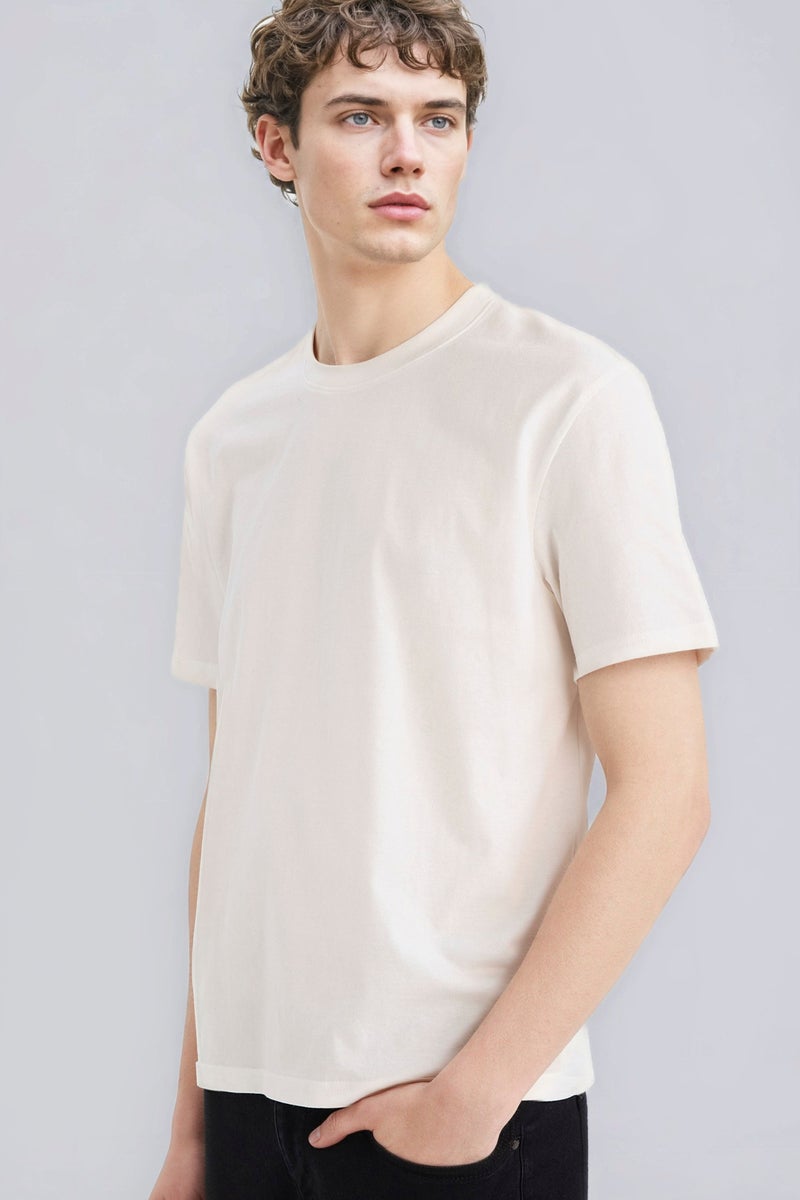 ديفاكتو تيشيرت بيزك سادة قطن - Image 1
