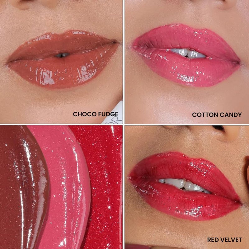 LAMIOR Peptide Glaze Lip Balm Combo Pack Of 3 - Jelly Sprinkle| 3-In-1 Formula For Glossy Shine, Healing, And Nourishment | Pillowy-Soft Lips | Nourishes Dry Skin | Real Reviews, Juicy Results! - Image 2
