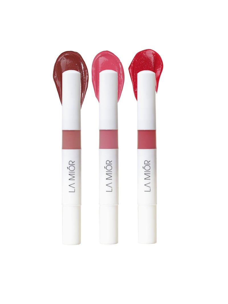 LAMIOR Peptide Glaze Lip Balm Combo Pack Of 3 - Jelly Sprinkle| 3-In-1 Formula For Glossy Shine, Healing, And Nourishment | Pillowy-Soft Lips | Nourishes Dry Skin | Real Reviews, Juicy Results! - Image 1