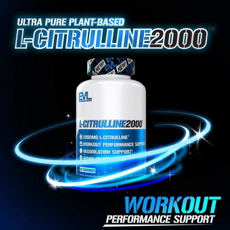 Evlution LCitrulline2000 Nitric Oxide Supplement for Men Nutrition High Strength L Citrulline Capsules for Enhanced Muscle Strength Recovery and Intense Pumps  Plant Based Nitric Oxide Booster - Image 5