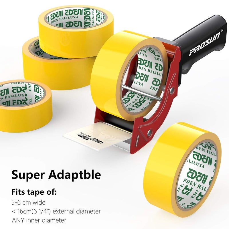 PROSUN Fast Reload 2 Inch Tape Gun Dispenser Packing Packaging Sealing Cutter TG01 (Red) - Image 3