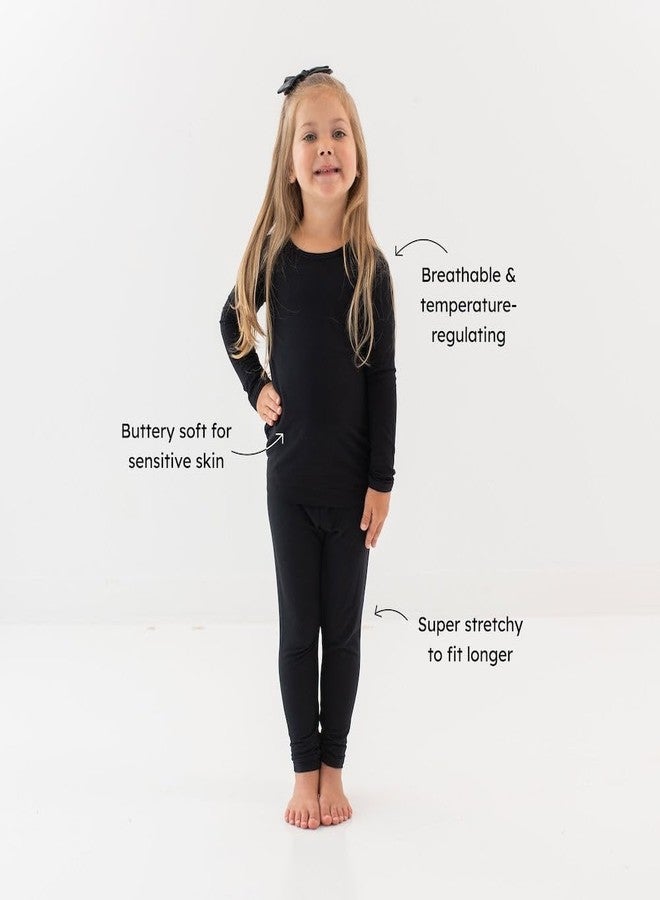 KYTE BABY Unisex Toddler Pajama Set - Pjs for Toddlers Made of Soft Rayon Made From Bamboo Material (4T, Midnight) - Image 2