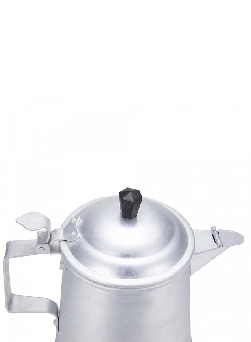 PURE Aluminum coffee and milk jug with lid, enough to prepare two cups of coffee (250 ml). - Image 2