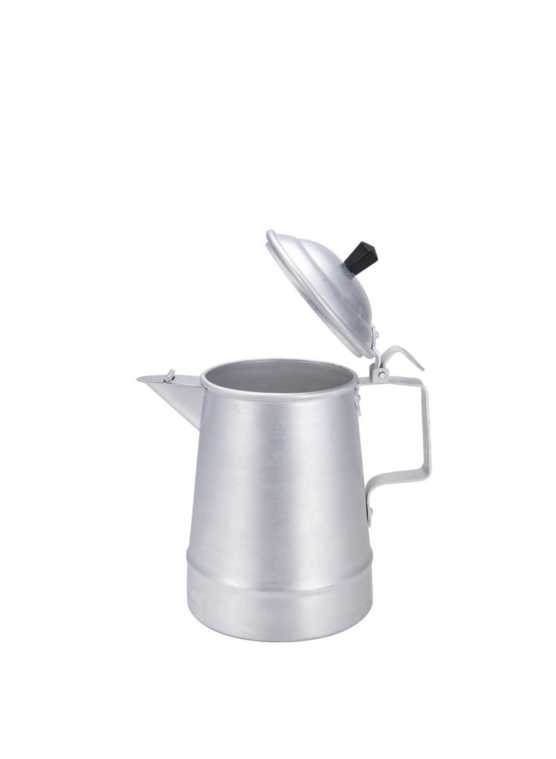 PURE Aluminum coffee and milk jug with lid, enough to prepare two cups of coffee (250 ml). - Image 4