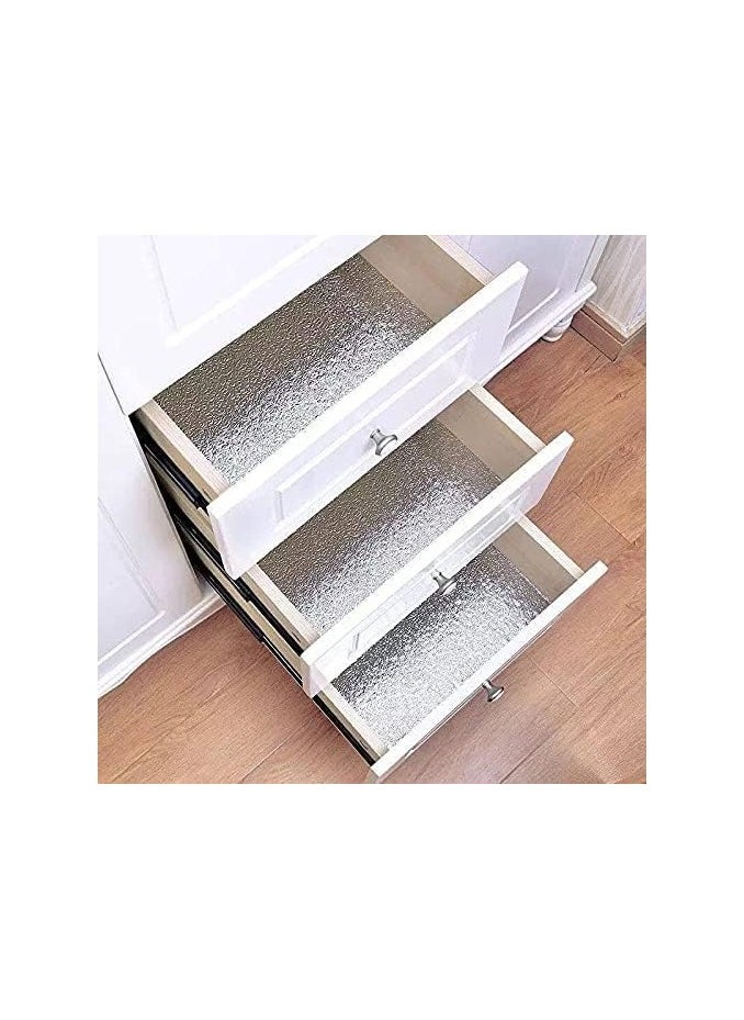 Spaceshoop - silver foil sticker roll  texture  length 5 meters  width 60 cm large size - Image 1
