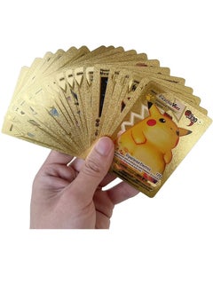 Pokemon Gold Pokemon Cards Golden Foil Set (55 pcs) - Including Vmax Rares V Series GX EX Rares Charizard Common Cards ( Random pic on cards box cover)  - Image 2