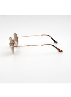 MADEYES Unisex UV Protection Sunglasses EE24M091-5 - Gold/Demi  - Image 3