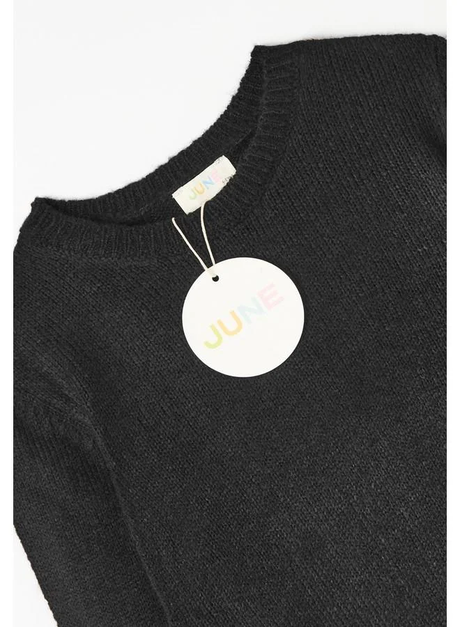 JUNE June Boy Basic Sweater Black