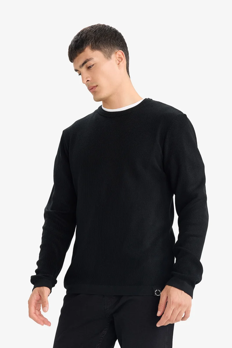 Defacto  Crew Neck Knitwear Pullover for Men | Best Price UAE
