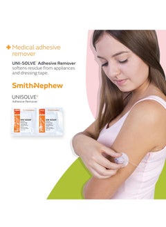 Smith & Nephew Corp Uni Solve 402300 Adhesive Remover Wipe, Pack of 50  - Image 4