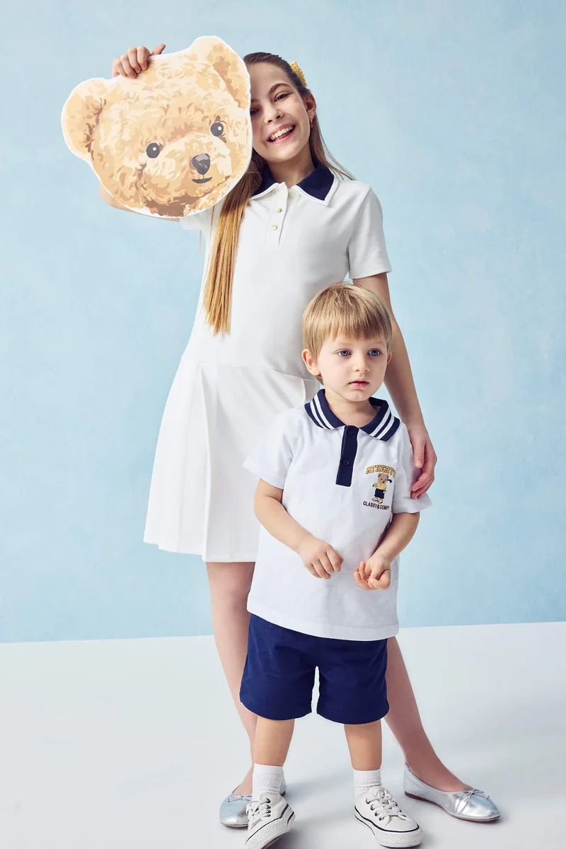 DeFacto Baby Boy 2 piece Regular Fit Polo Collar Set