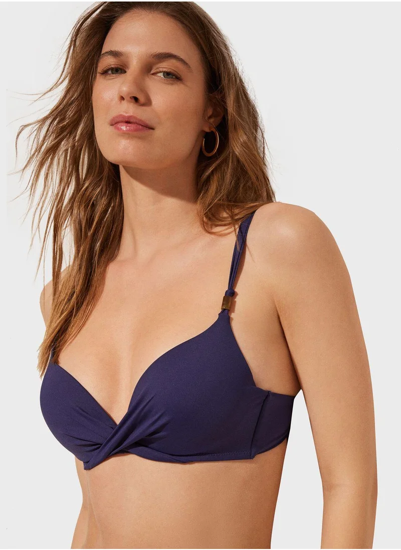 women'secret Strappy Pushup Bikini Top