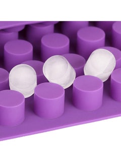 Generic 88 Cavities Mini Round Small Cheesecake Silicone Molds for Chocolate Clover Jelly Candy Ice Mold  - Image 3