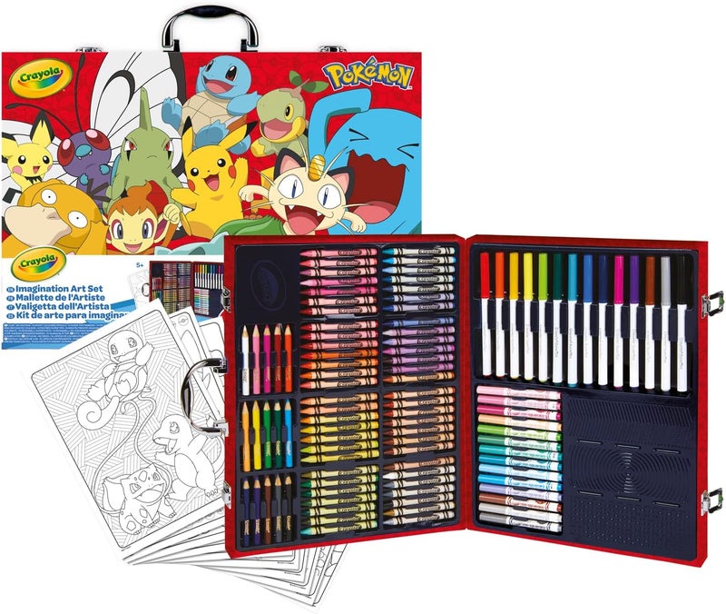 Crayola Pokémon Artist Briefcase Creative Set - Image 1