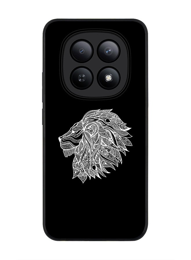 For Xiaomi Redmi Note 15 5G / Poco M8 Case,Slim fit Camera Protection, Shockproof Thin Phone cover  - Lion Abstract