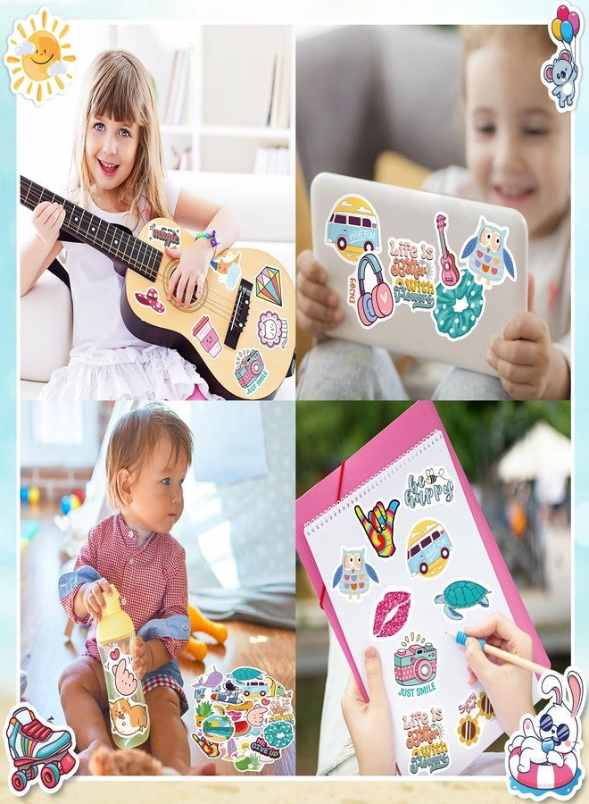 Wninbu 200 PCS Cute Stickers for Kids,Water Bottle Sticker Pack for Teens Girls Boys,Waterproof Vinyl Animal Stickers for Water Bottles,Skateboard,Laptop Students Classroom Decor Prizes (Cute 200 pcs) - Image 5