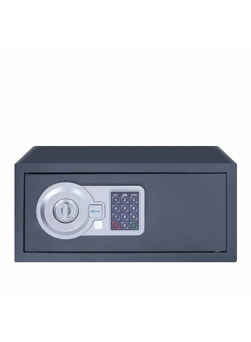 أوزون عقيق أسود خزنة للكمبيوتر المحمول سعة 26.4 لتر | خزانة رقمية إلكترونية آمنة للمنزل | مكتب مع رمز التعريف الشخصي للمستخدم | بواسطة الأوزون الهند - Image 1