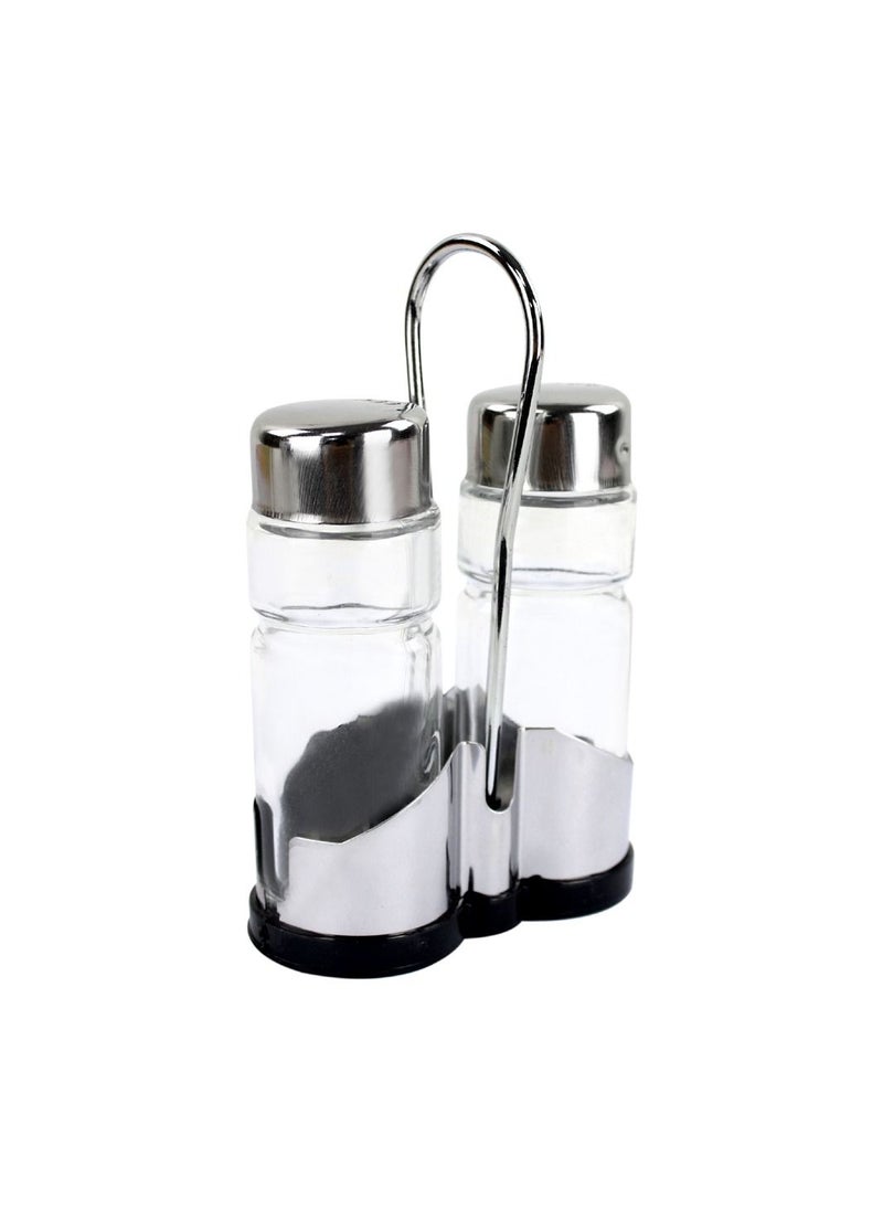 Home Smart Home Smart Spices Condiment Set of 2 Pcs Cooking Set Stainless Steel for Salt Pepper Shakers Scorpion Pepper and More  - Image 5