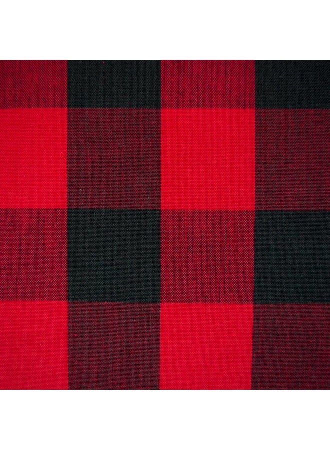 DII Buffalo Check Collection Classic Tabletop, Table Runner, 14x72, Red & Black - Image 2