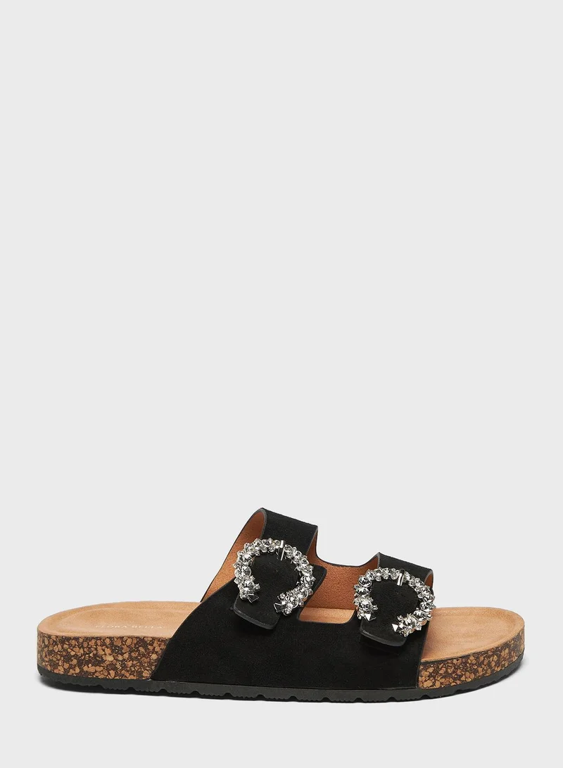 shoexpress Multi Strap Low Heel Sandals