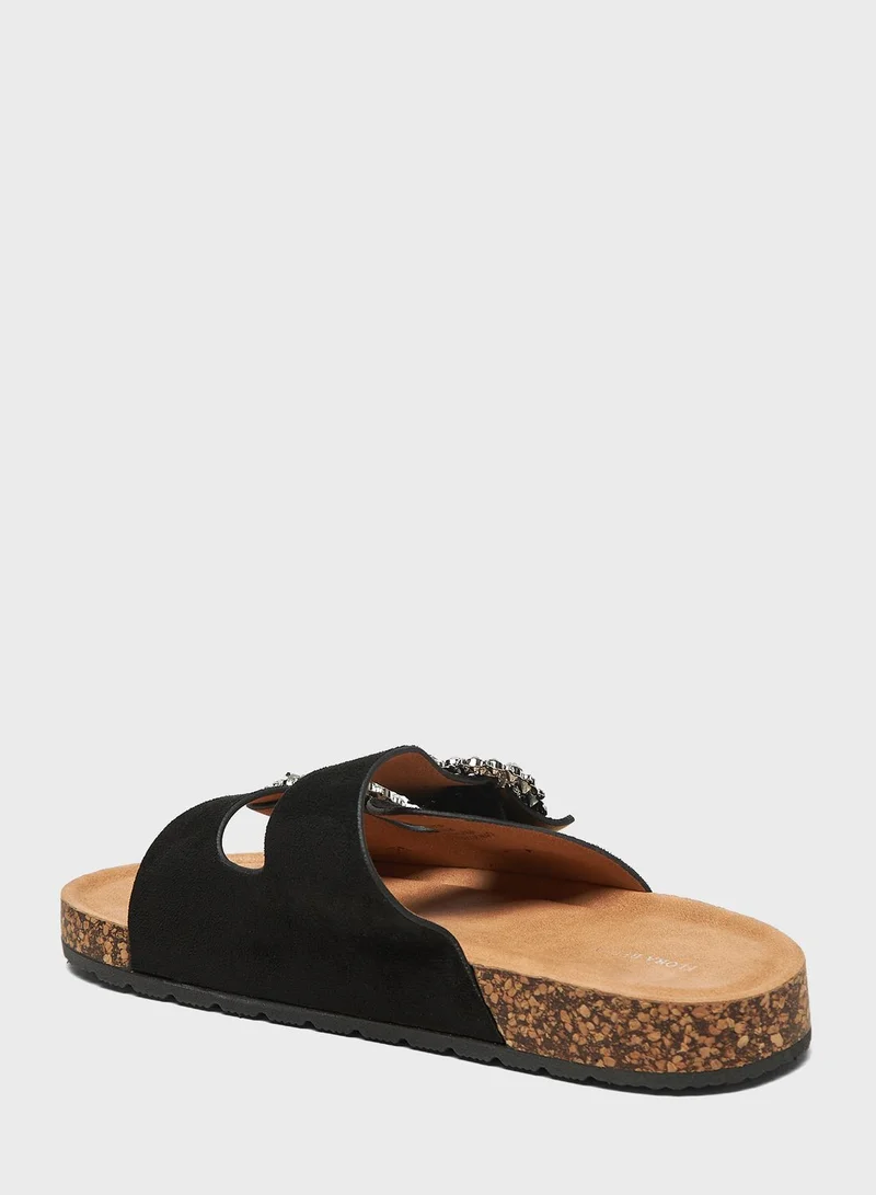 shoexpress Multi Strap Low Heel Sandals
