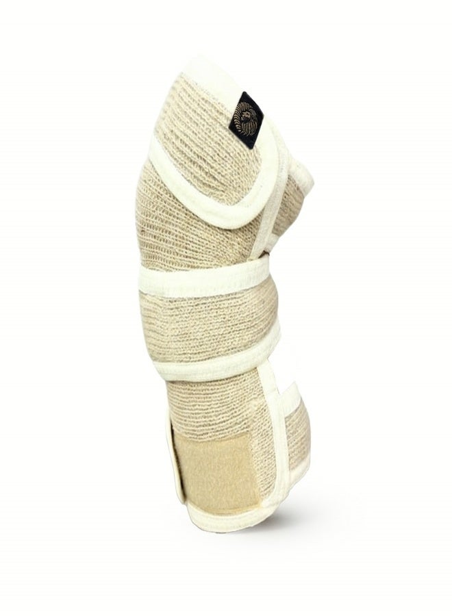 sofaslan Natural sheep wool adhesive knee brace - Image 5