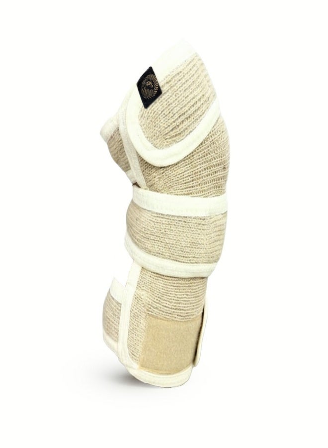 sofaslan Natural sheep wool adhesive knee brace - Image 4