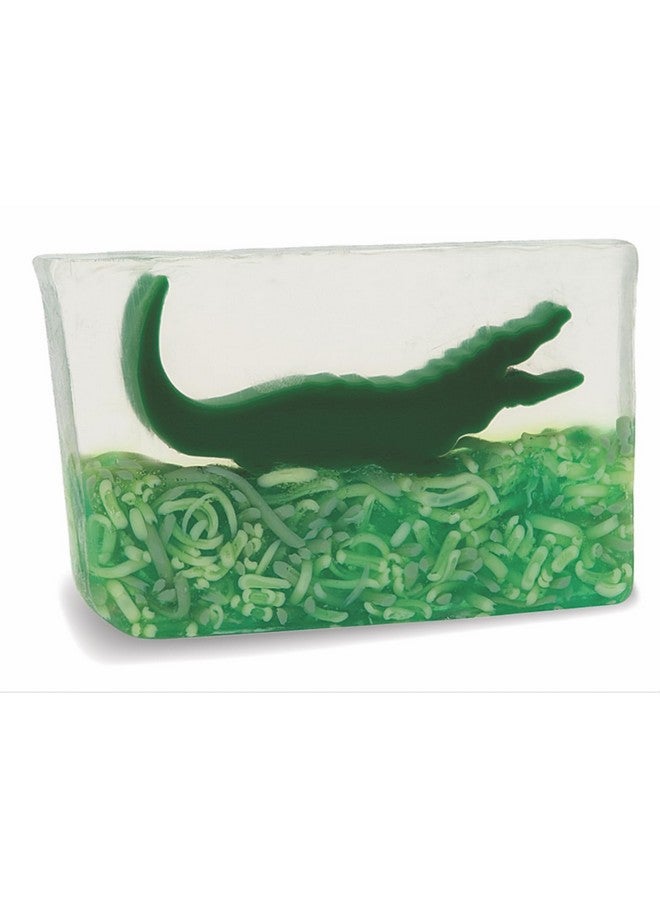 Primal Elements Glycerin Bar Soap Helps All Skin Types Sensitive Oily & Dry Skin No Parabens Vegan Gluten Free 100% Vegetable Base(Alligator) - Image 1