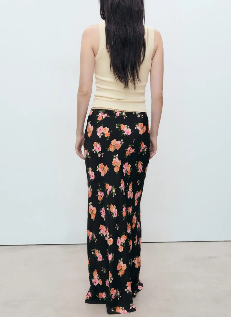 مانجو Printed Aline Skirt