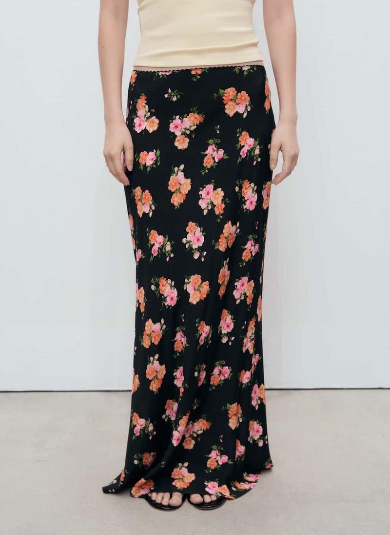 MANGO Printed Aline Skirt  - Image 1