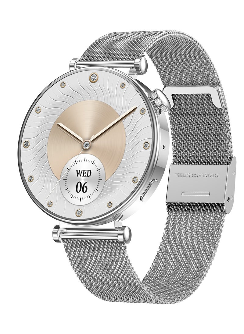 DOSCHER - Smart Watch AMOLED Smart Watches for Women Ladies Smaertwatch Bluetooth Make/Answer Calls Fitness Modes and Sleep Modes Multi-app Message Reminder Multi Language - Image 1