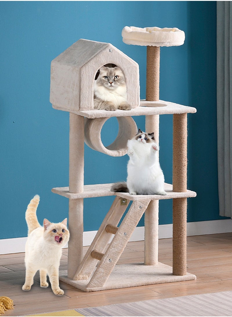 Kidle - Cat Tree Cat Climbing Frame Cat Nest Cat Scratching Post Cat House - Image 1