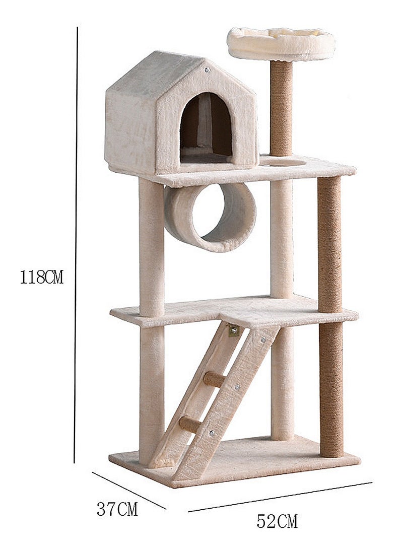 Kidle - Cat Tree Cat Climbing Frame Cat Nest Cat Scratching Post Cat House - Image 1