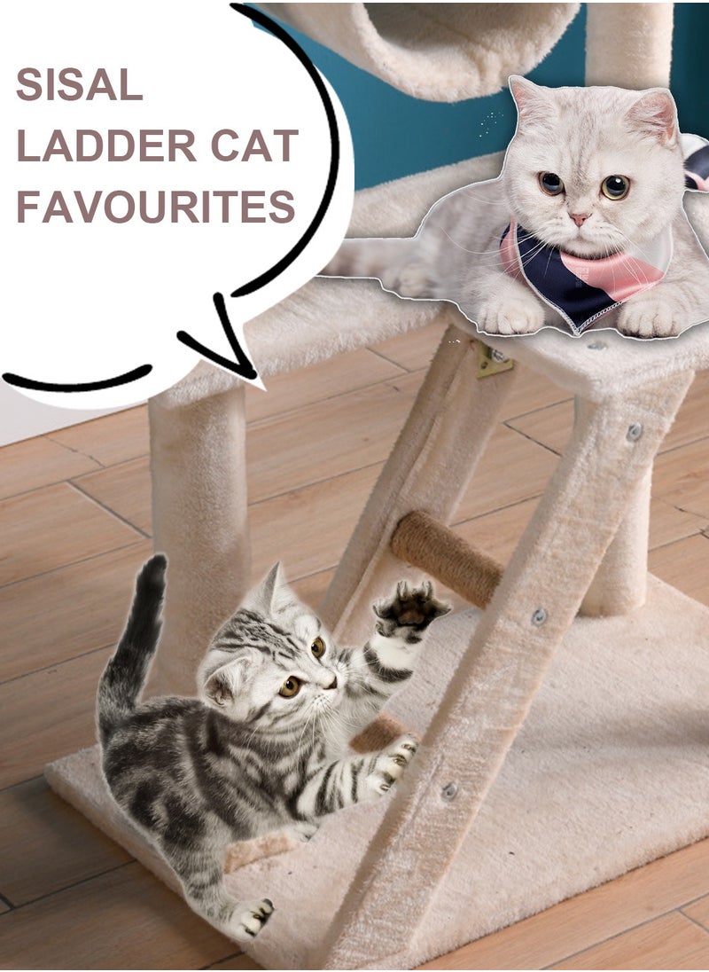 Kidle - Cat Tree Cat Climbing Frame Cat Nest Cat Scratching Post Cat House - Image 1