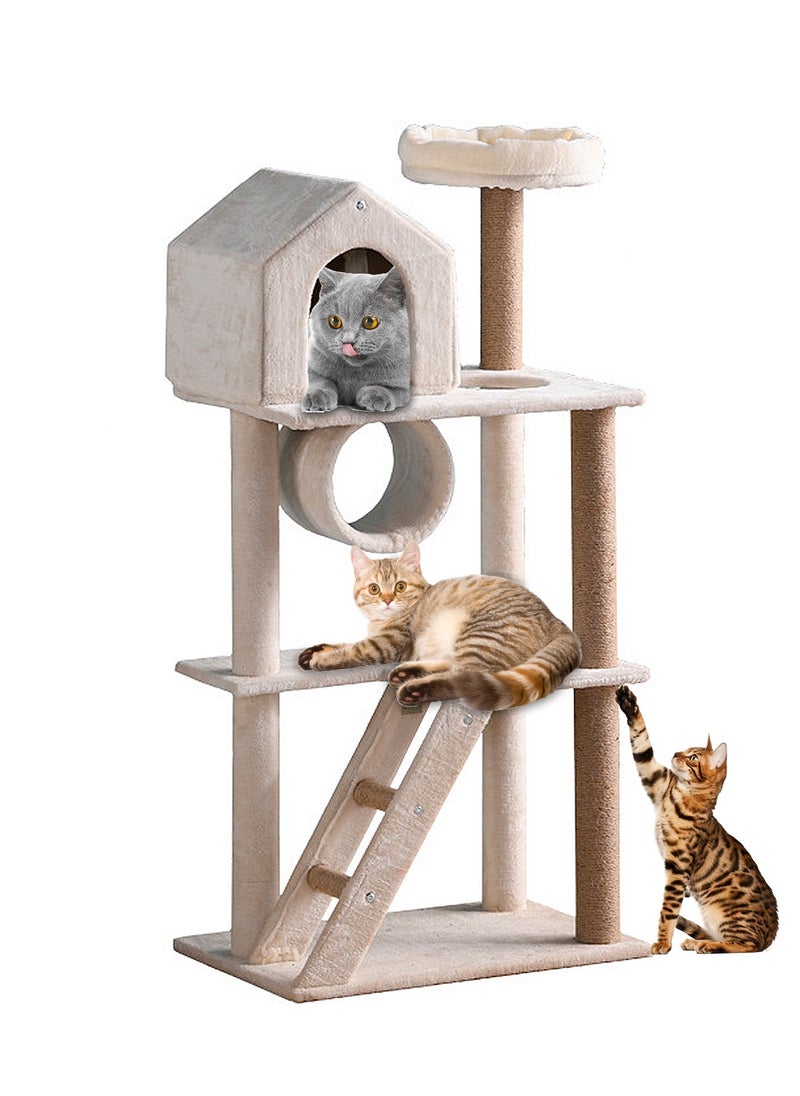 Kidle - Cat Tree Cat Climbing Frame Cat Nest Cat Scratching Post Cat House - Image 1