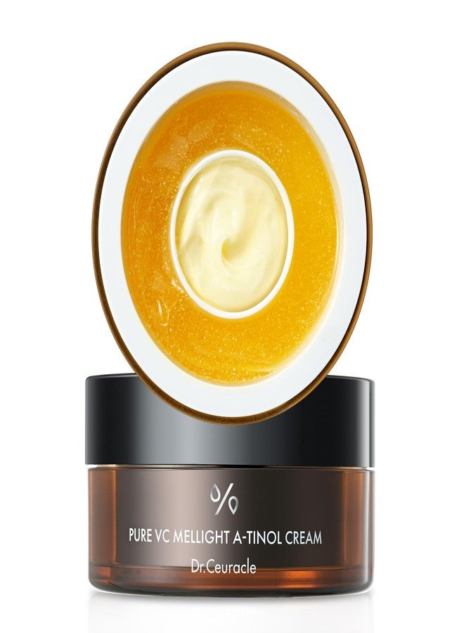 leegeehaam Dr.Ceuracle Pure Vitamin C Mellight A-Tinol Cream - Vitalizing Dual Moisturizer with Double Vitamins, Panthenol, Ceramide for Healthy Radiant Skin (70 g / 2.46 oz.) - Image 1