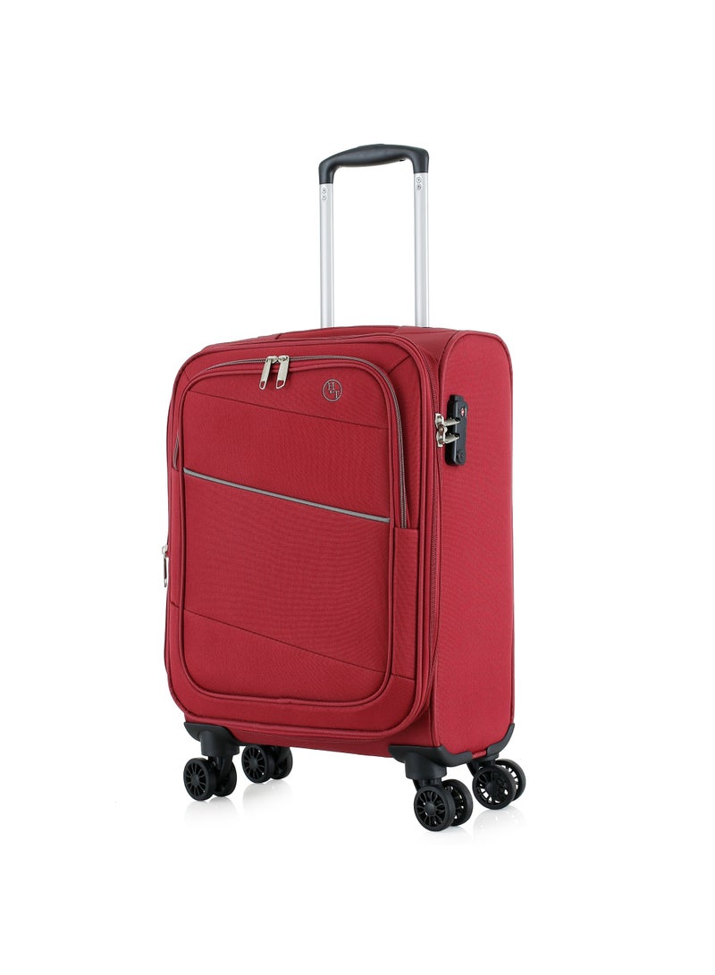 اتش تي طقم حقائب سفر من 3 قطع من H.T | حقائب سفر ذات غلاف ناعم | طقم حقائب سفر خفيفة الوزن قابلة للتوسيع بعجلات (33 لترًا، حقيبة سفر خفيفة الوزن) (حقيبة يد/حقيبة صغيرة للمقصورة 20 بوصة) - Image 2