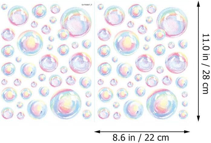 Uonlytech ملصقات جدار فقاعات يونيتيك تحت البحر لزينة حفلات عيد الميلاد - Image 3
