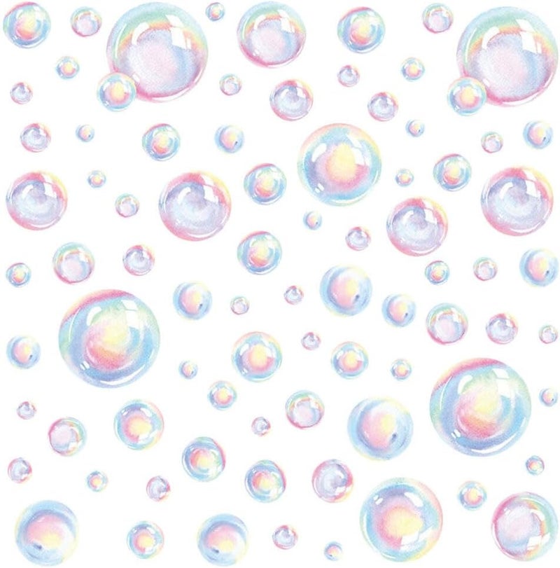 Uonlytech ملصقات جدار فقاعات يونيتيك تحت البحر لزينة حفلات عيد الميلاد - Image 1