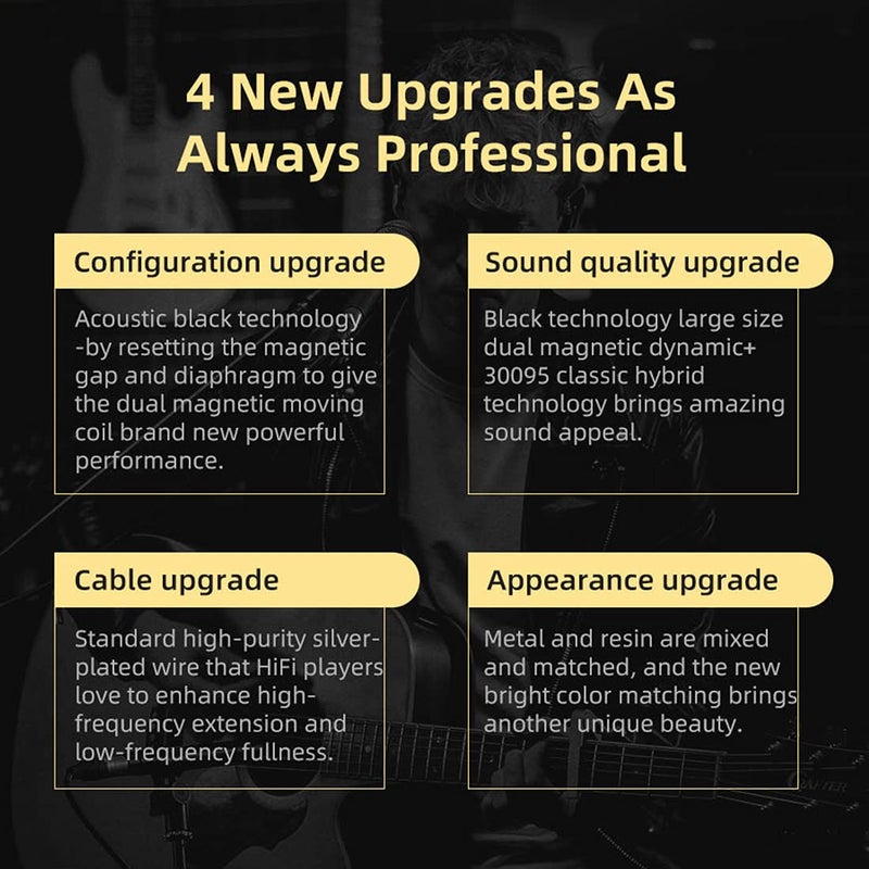 CCA سماعة KZ ZSN Pro X داخل الأذن 1BA 1DD سماعة سلكية HiFi رياضية للألعاب متوافقة مع الهاتف والكمبيوتر والتابلت - Image 4