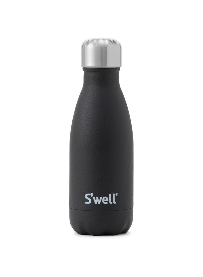 S'well S'well Stainless Steel Water Bottle, 9oz, Onyx, Triple Layered Vacuum Insulated Containers Keeps Drinks Cold for 24 Hours and Hot for 12, BPA Free, Perfect for On the Go - Image 1