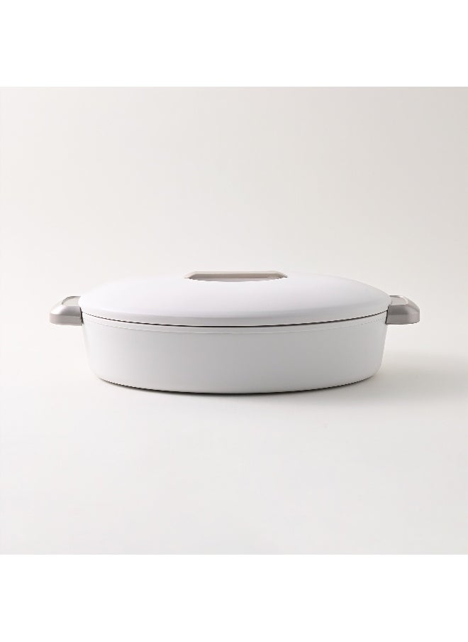 ENJOY ENJOY OVAL INSULATED FOOD WARMER SERVER COLORADO 2.8L - WHITE / GLD  - Image 1