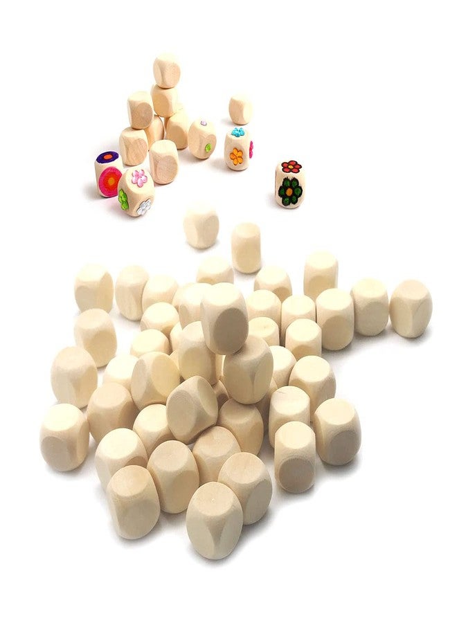 GARASANI 50 Pack Gonggi konggi Korean Wood Jacks Game Wood Coloring Painting Craft Bulk (Wood) - Image 1